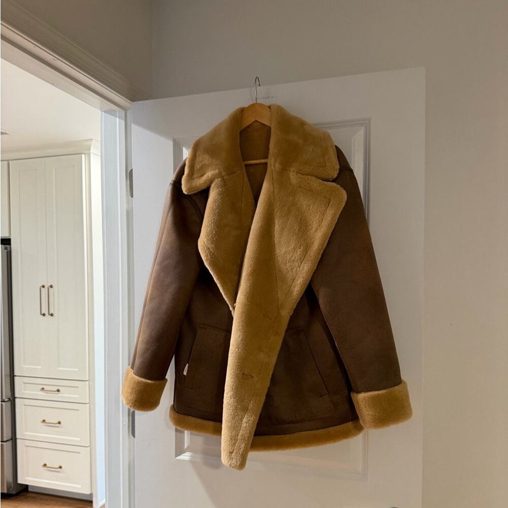 Free People Mari Reversible Coat, NWT, size M - Picture 5 of 5